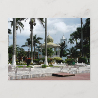 Postal El zócalo en Tlacotalpan, Veracruz México