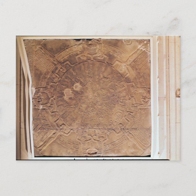 Postal El Zodiaco de Dendarah (Anverso)