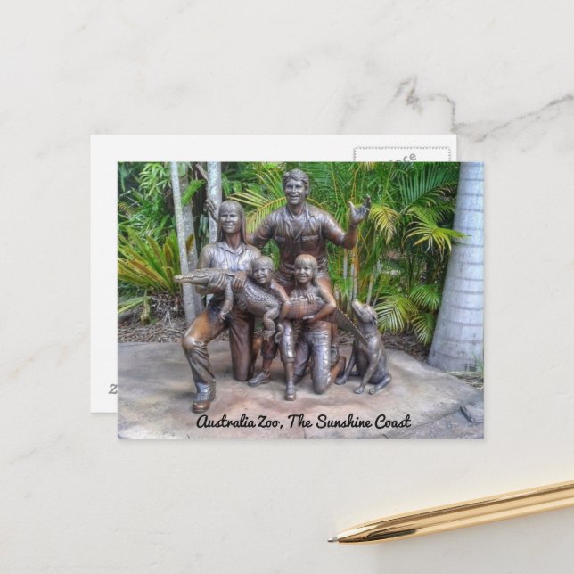 Postal El zoológico de Australia, la costa del sol (Anverso/Reverso In Situ)