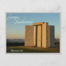 Postal Elberton Georgia US Postcard GA