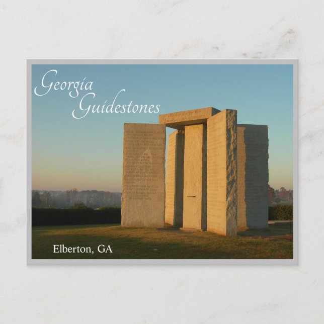 Postal Elberton Georgia US Postcard GA (Anverso)