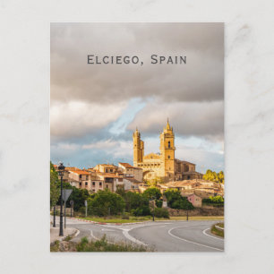 Postal Elciego, pueblo de la región vinícola de La Rioja