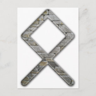 Postal Elder Futhark Rune Odal