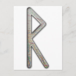 Postal Elder Futhark Rune Rad