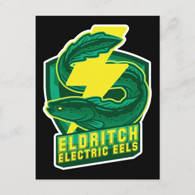Postal Eldritch Electric Eels (Anverso)