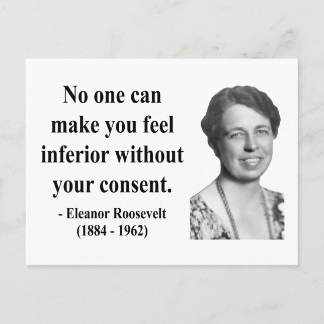 Postal Eleanor Roosevelt Cita 1b (Anverso)