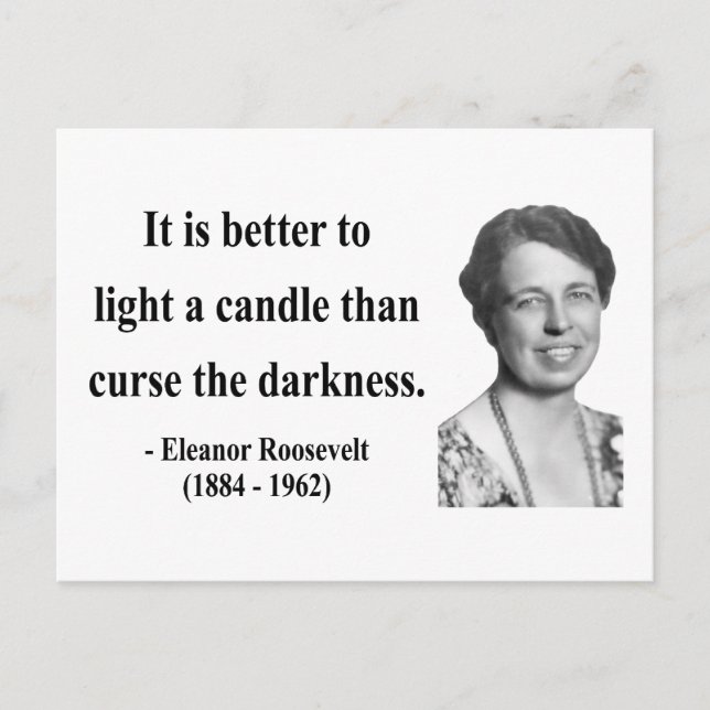 Postal Eleanor Roosevelt Cita 3b (Anverso)