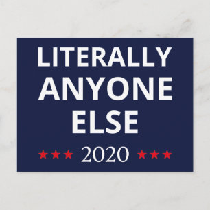 Postal Elección 2020, Anti-Trump - Cualquier otra persona