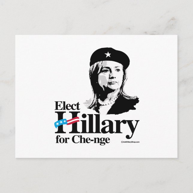 Postal Elección de Hillary para el desafío (Anverso)