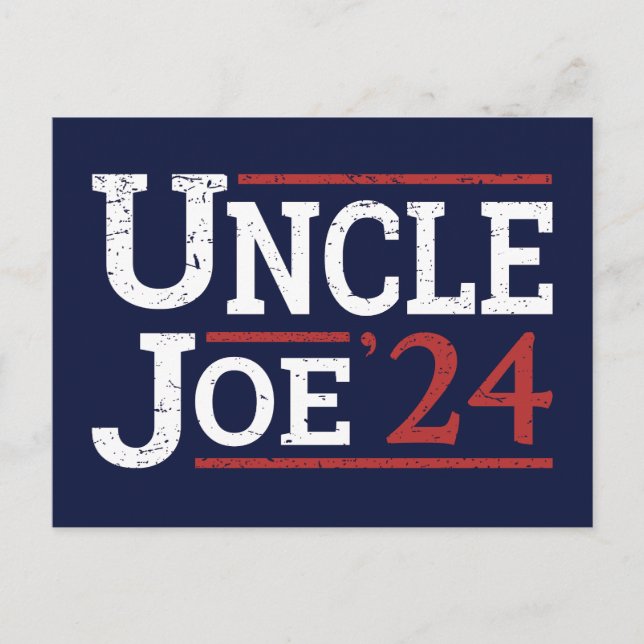 Postal Elecciones 2024 - Tío Joe I (Anverso)