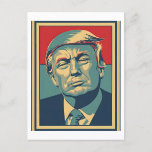 Postal Elecciones artísticas de Donald Trump 2024