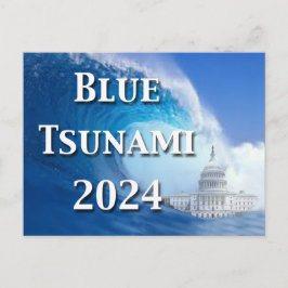 Postal Elecciones Blue Tsunami 2024