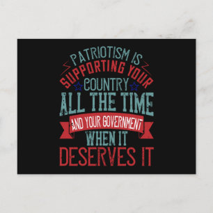 Postal Elecciones en Estados Unidos - El patriotismo está