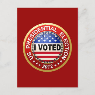 Postal Elecciones presidenciales 2012 He votado