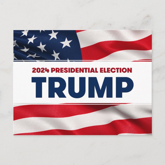 Postal Elecciones presidenciales de EE. UU. 2024 (Anverso)