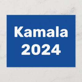 Postal Elecciones presidenciales de Kamala 2024