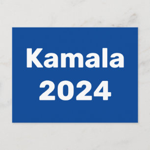 Postal Elecciones presidenciales de Kamala 2024