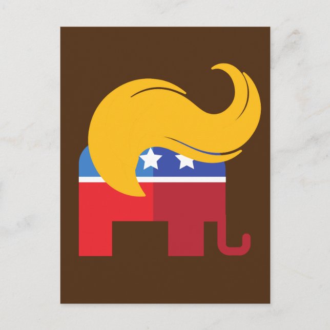 Postal Elecciones presidenciales Trump 2024 (Anverso)