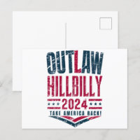 Elecciones Vintage Proscrito Hillbilly Bandera de 