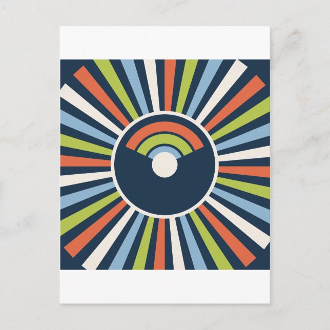 Postal Electric Deco maximalistische 80er (Anverso)