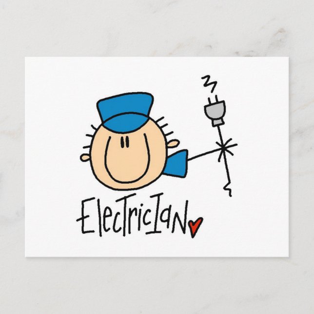 Postal Electricista (Anverso)