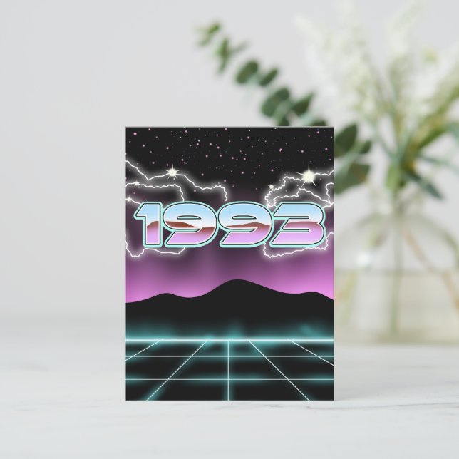 Postal Electrónico 1993 (Anverso de pie)