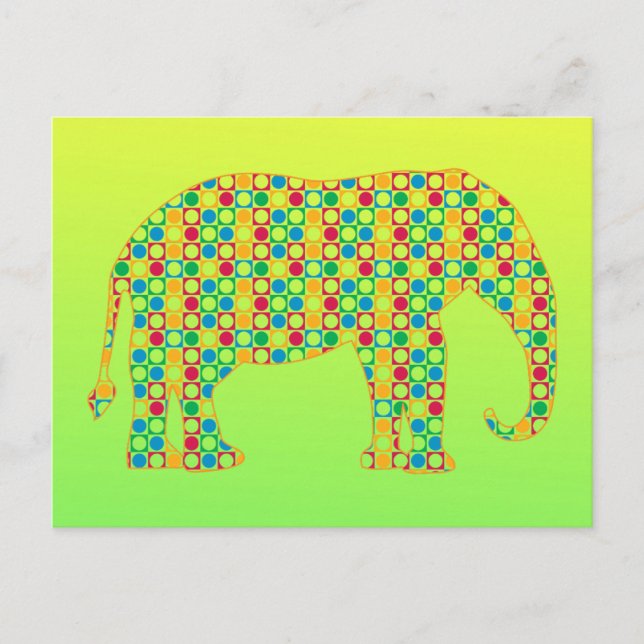Postal Elefante (Anverso)