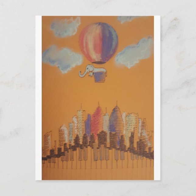 Postal Elefante (Anverso)