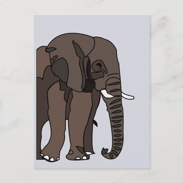 Postal Elefante animal elefante (Anverso)