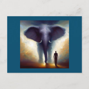 Postal Elefante animal espiritual 1
