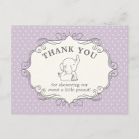 Elefante Bebé Adorable | Agradecimiento por Baby S