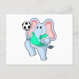 Postal Elefante como jugador de fútbol con fútbol.PNG