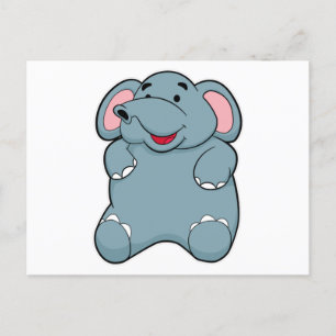 Postal Elefante Cute