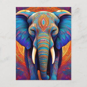 Postal Elefante de IA