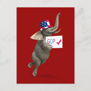Postal Elefante GOP