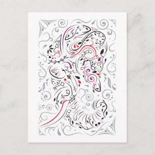 Postal elefante ornamental
