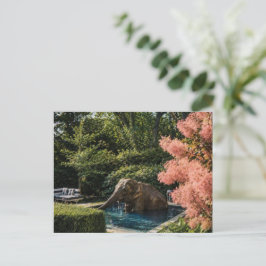 Postal Elefante surrealmente hermoso en la piscina