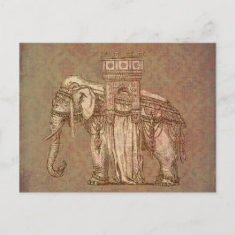 Postal Elefante Vintage