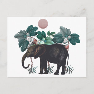 Postal Elefante Vintage