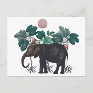 Postal Elefante Vintage