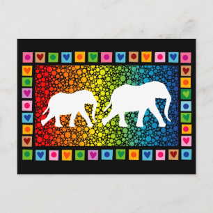 Postal Elefantes blancos