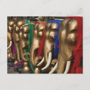 Postal Elefantes dorados