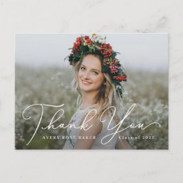 Postal Elegancia Airy EDITABLE Graduación de COLOR Gracia