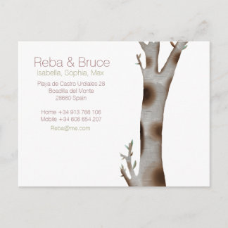 Postal Elegancia de árbol