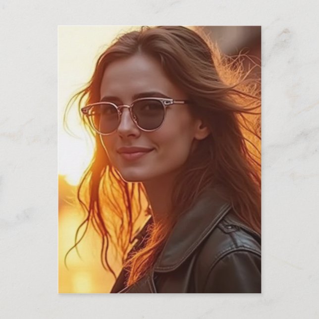 Postal Elegancia de la Hora de Oro (Anverso)