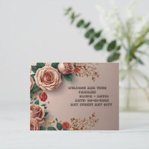 Postal Elegancia floral