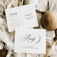 Elegancia italiana | Boda Elección de comida RSVP