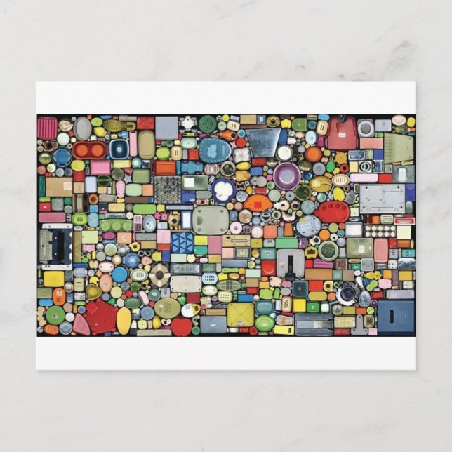 Postal Elegancia mágica plástica (Anverso)