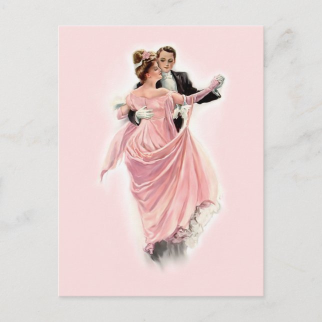 Postal Elegancia nocturna (Anverso)