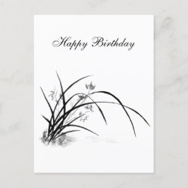 Postal Elegancia orquídea